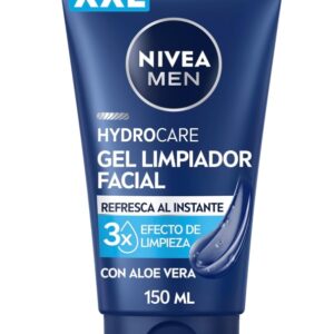 Gel limpiador facial hombre Nivea – Limpieza profunda para piel grasa