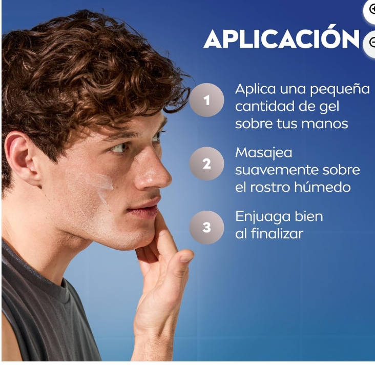 gel facial hombre