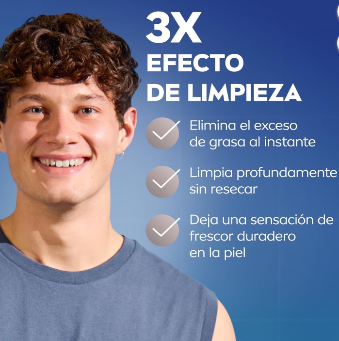 nivea men gel limpiador