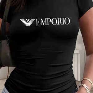 camiseta basica armani mujer